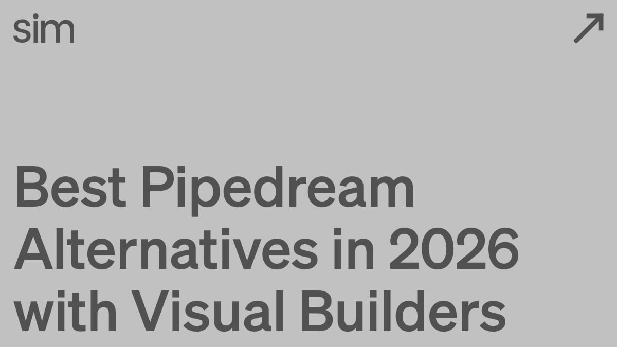 Best Pipedream Alternatives in 2026 with Visual Builders