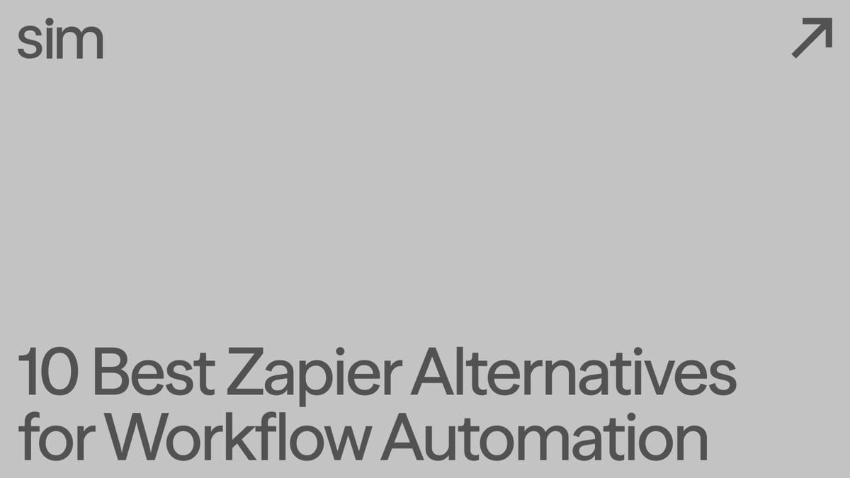 10 Best Zapier Alternatives for Workflow Automation